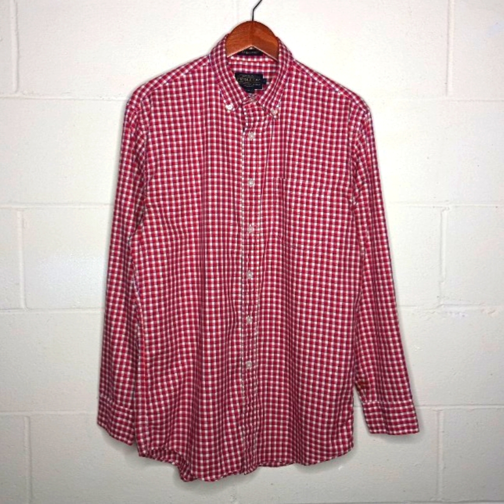 Pendleton Bridgeport plaid flannel shirt men's size medium